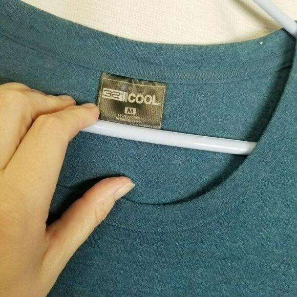 32 Degrees Ladies Soft Lux Dress Heather Indigo pockets drawstring elastic  m - Picture 10 of 11